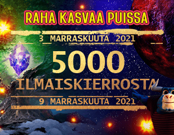 Raha kasvaa puissa!